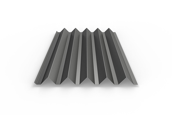 Stahl Designprofil als gekantetes Deltaprofil